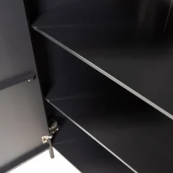 Woood Gunnar Dressoir 200 Cm Grenen Matzwart [fsc]