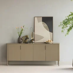 Woood Gunnar Dressoir 200 Cm Grenen Mud [fsc]