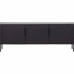 Woood Gunnar tv meubel 154 cm grenen matzwart [fsc]