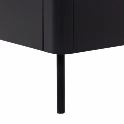 Woood Gunnar tv meubel 154 cm grenen matzwart [fsc]