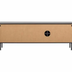 Woood Gunnar tv meubel 154 cm grenen matzwart [fsc]