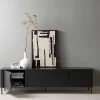 Woood Gunnar tv meubel 200 cm grenen matzwart [fsc]