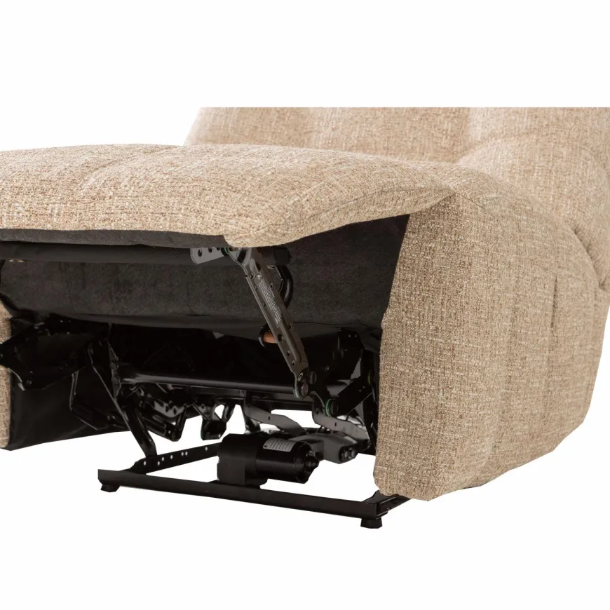 Woood Hein Relaxfauteuil Elektrisch Naturel Melange