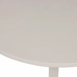 Woood Janne uitschuifbare eettafel rond eiken dakargrau [fsc]