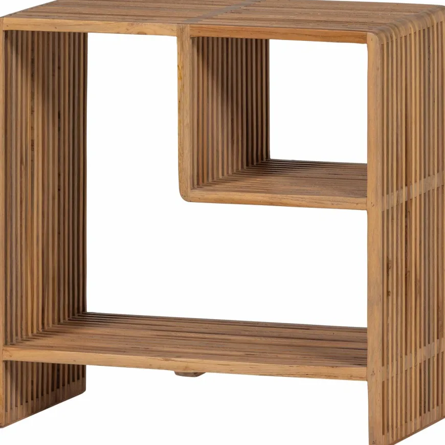 Woood Jasmijn Sidetable Recycled Teak Naturel
