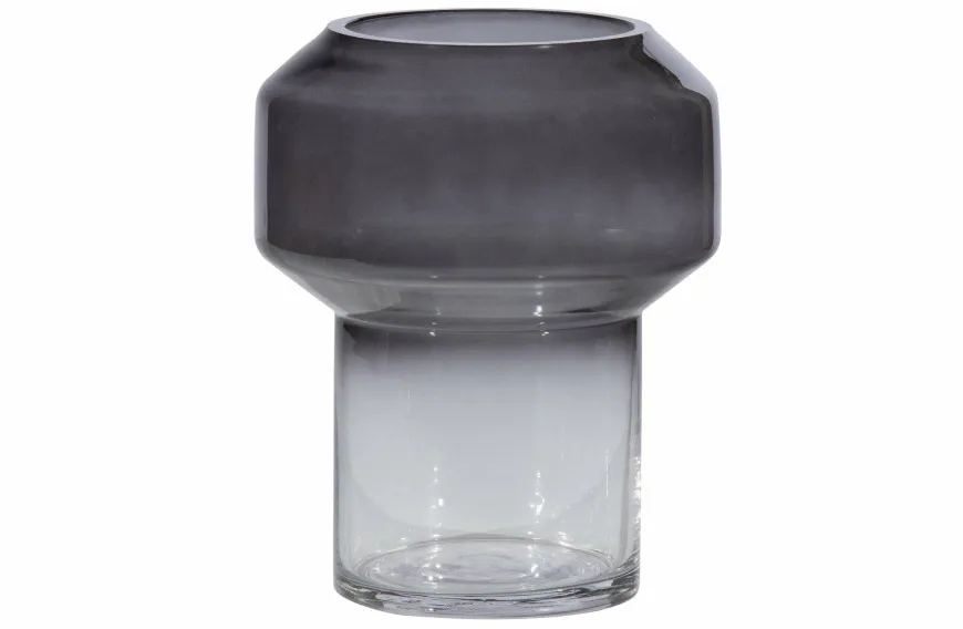 Woood Jaxx Vaas Glas Zwart Ø15cm