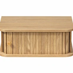 Woood Jena hangend nachtkastje links/rechts hout naturel