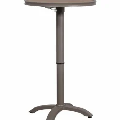 Woood Jeppe hoogte verstelbare bartafel tuin aluminium bruin/grijs