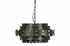 Woood Kaki Hanglamp Metaal Zwart