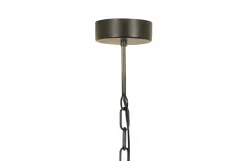 Woood Kaki Hanglamp Metaal Zwart