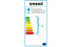 Woood Kaki Hanglamp Metaal Zwart