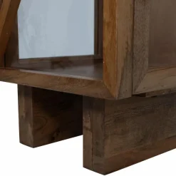 Woood Kella 1-deurs kast mango hout bruin