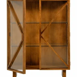 Woood Kella 2-deurs kast mango hout naturel