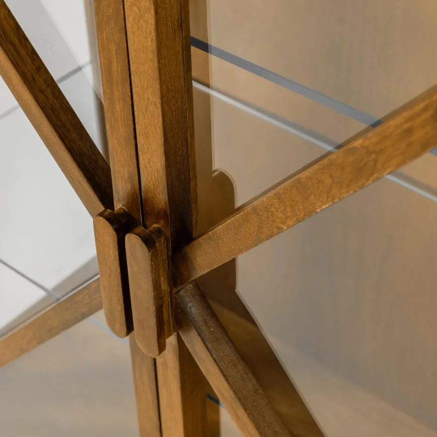 Woood Kella 2-deurs kast mango hout naturel