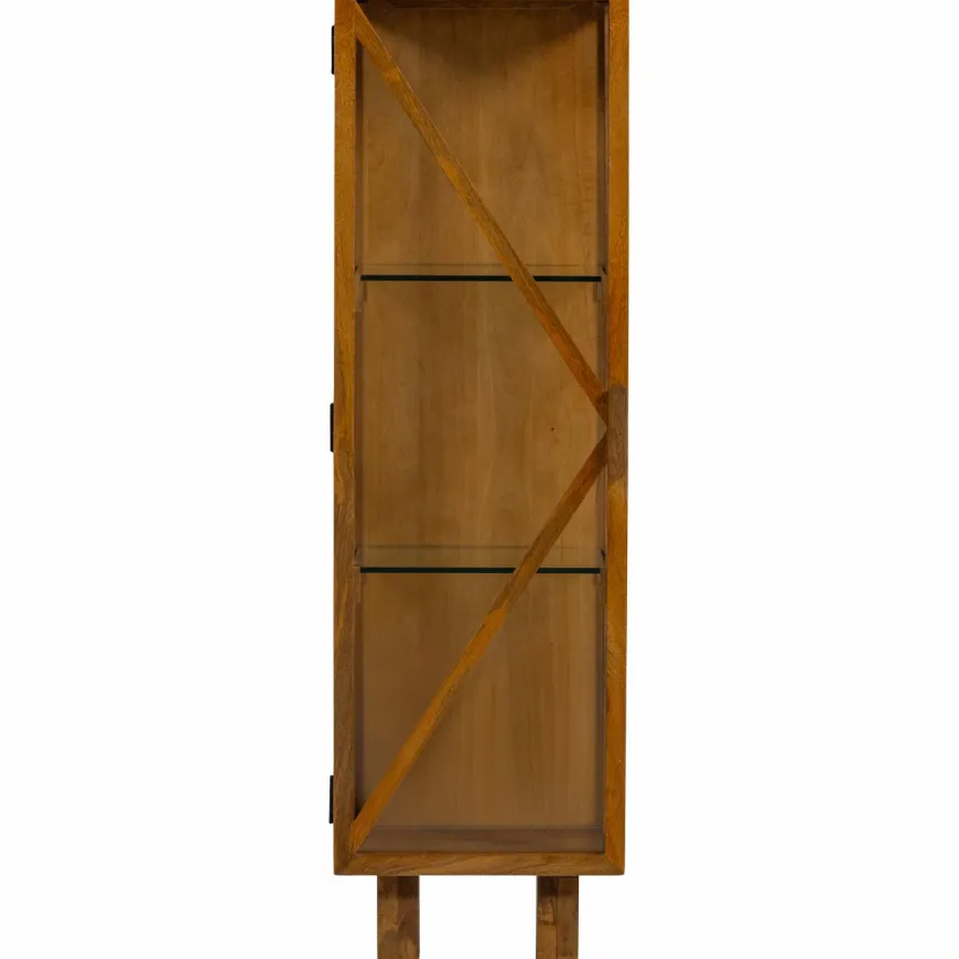 Woood Kella 1-deurs kast mango hout naturel