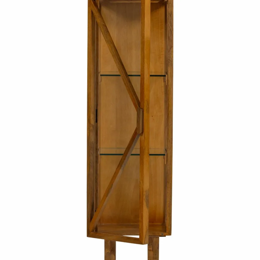 Woood Kella 1-deurs kast mango hout naturel