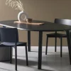 Woood Lange Jan Uitschuifbare Eettafel Rond Eiken Blacknight [fsc]
