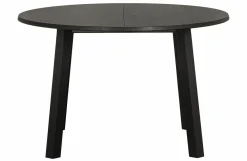 Woood Lange Jan Uitschuifbare Eettafel Rond Eiken Blacknight [fsc]
