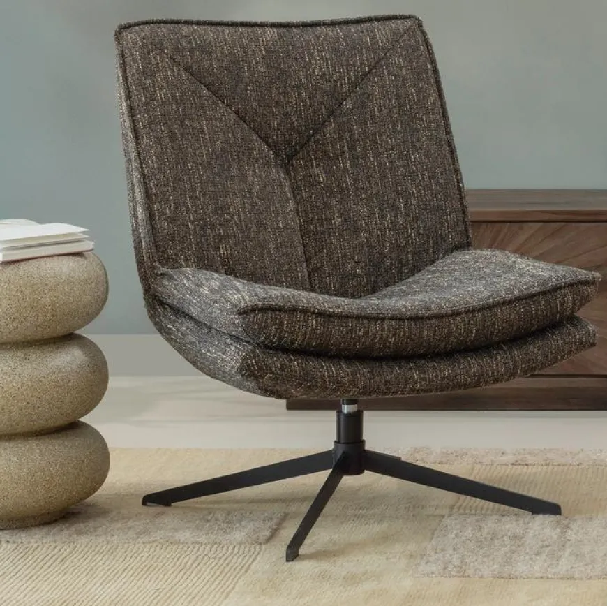 Woood Laurel bijzettafel met spikkels beige