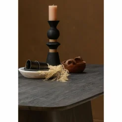 Woood Leah eettafel mdf donkerbruin 200x105cm