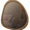 Woood Leif spiegel hout naturel 48x44cm