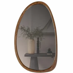 Woood Leif spiegel hout naturel 64x38cm