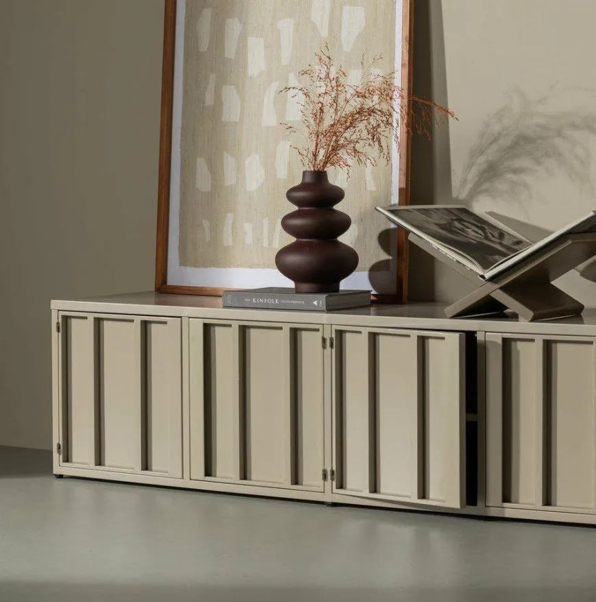 Woood Level tv-meubel metaal zand 44x160cm