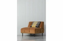 Woood Lloyd Fauteuil Gewassen Fluweel Cinnamon