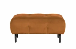 Woood Lloyd Hocker Gewassen Fluweel Cinnamon