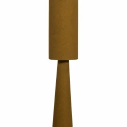 Woood LOFT vloerlamp metaal/boucle tapenade 130xO30CM
