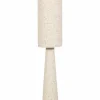 Woood Loft vloerlamp metaal/boucle naturel met stippen 130xo30cm