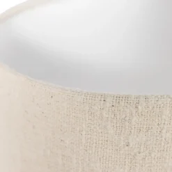 Woood Loft vloerlamp metaal/bouclé naturel 130xø30cm