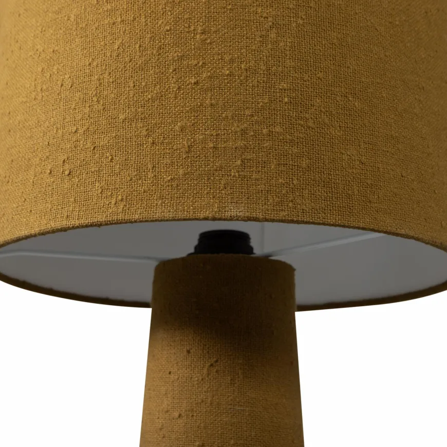 Woood Loft vloerlamp xl metaal/boucle tapenade 187xo35cm