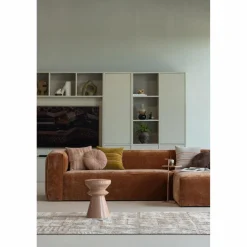 Woood Lovi vloerkleed polyester/katoen taupe 170x240cm