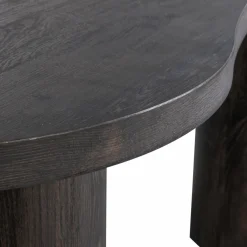 Woood MAAN organisch sidetable/bureau MDF donkerbruin