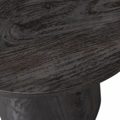 Woood Maan salontafel mdf donkerbruin 50xø40cm