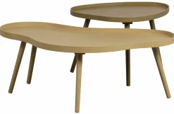 Woood Mae Bijzettafel Organisch Langwerpig Hout Alpaca