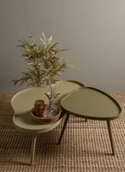 Woood Mae Bijzettafel Organisch Hout Sepia