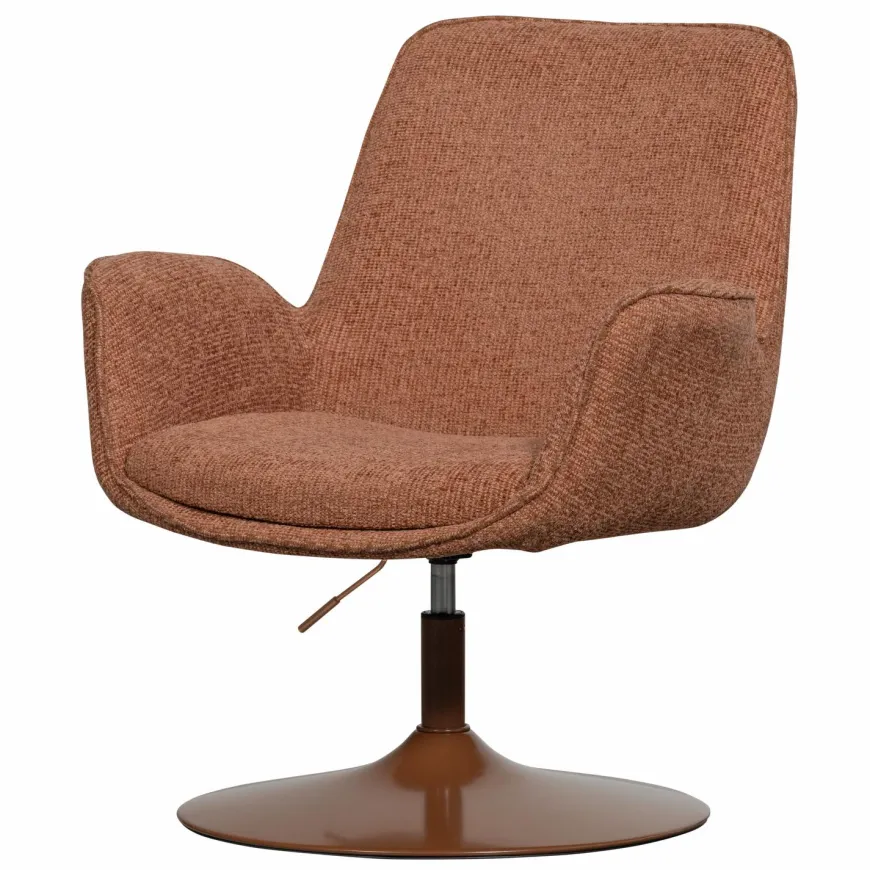 Woood Marten in hoogte verstelbare fauteuil oranje