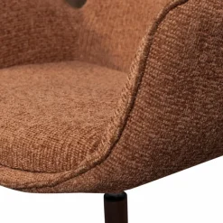 Woood Marten in hoogte verstelbare fauteuil oranje