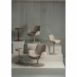 Woood Marten in hoogte verstelbare fauteuil zand