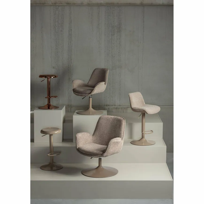 Woood Marten in hoogte verstelbare fauteuil zand
