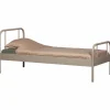 Woood Mata 1-persoons bed metaal zand 90x200cm