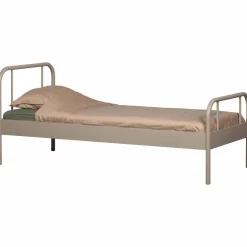 Woood Mata 1-persoons bed metaal zand 90x200cm