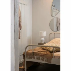 Woood Mata 1-persoons bed metaal zand 90x200cm
