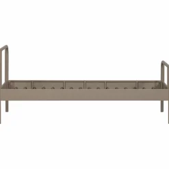 Woood Mata 1-persoons bed metaal zand 90x200cm