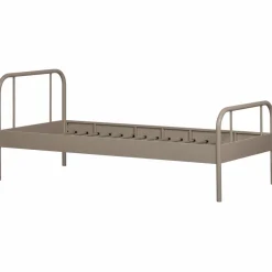 Woood Mata 1-persoons bed metaal zand 90x200cm
