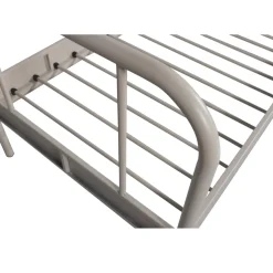 Woood Mata 1-persoons bed metaal zand 90x200cm