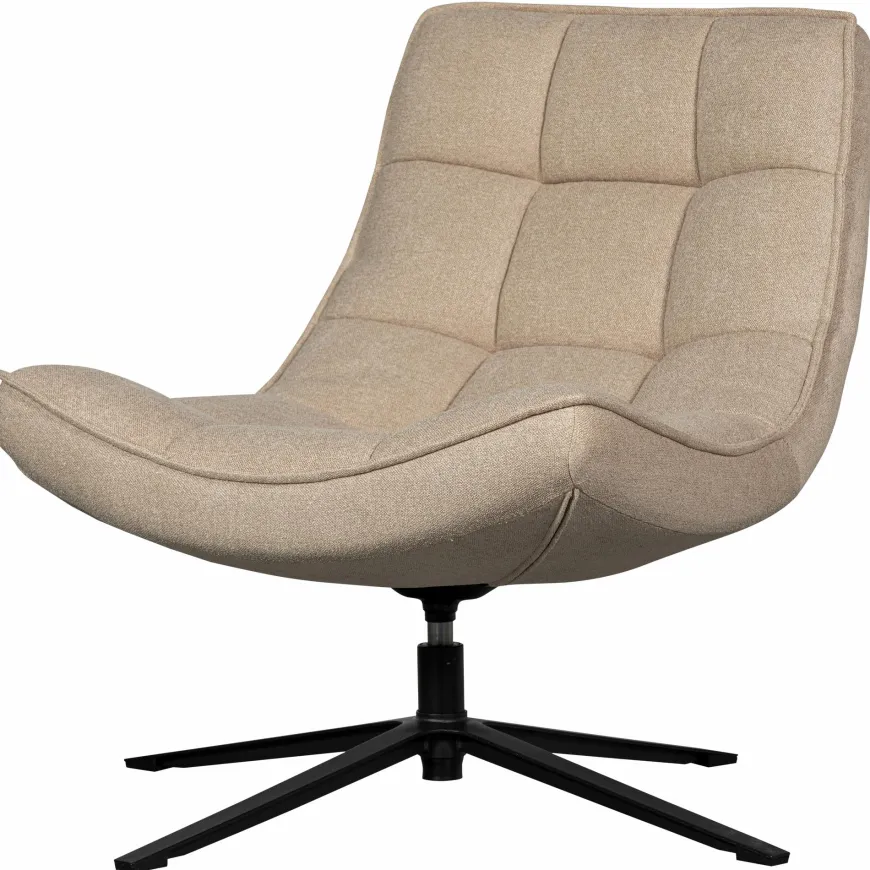 Woood Maudi draaifauteuil naturel