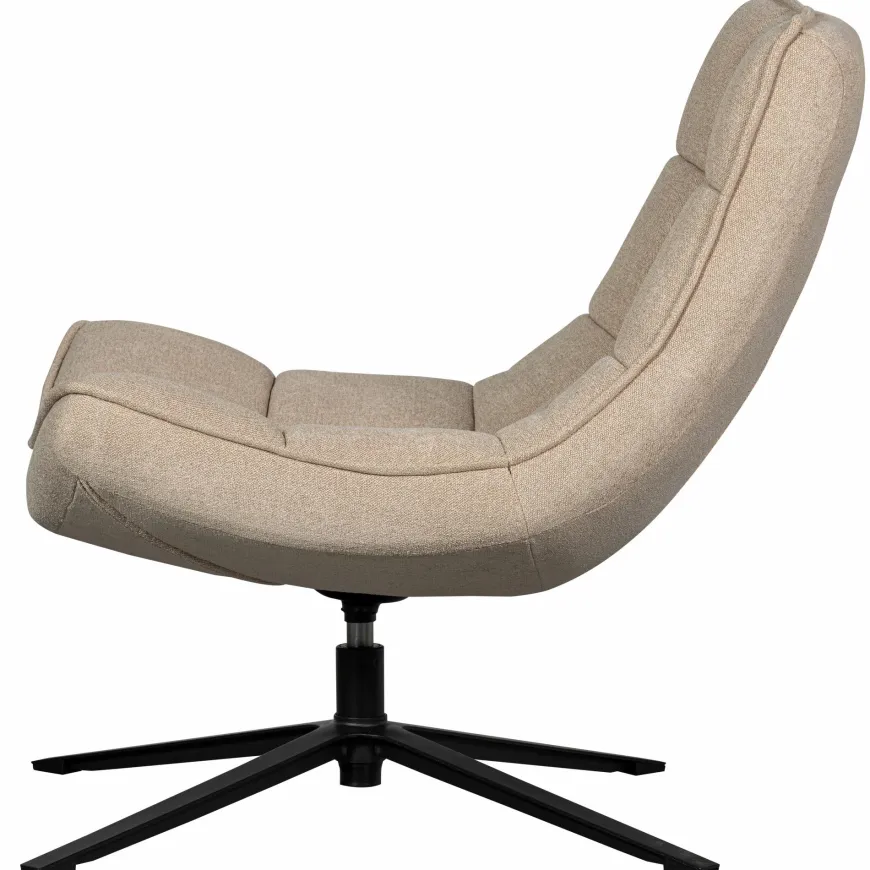 Woood Maudi draaifauteuil naturel